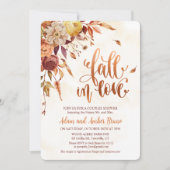 秋インラブブライダルシャワー招待 招待状 (正面)