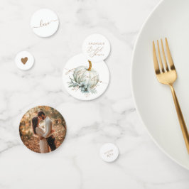 秋インラブブライダルシャワー コンフェッティ