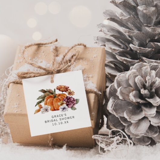 秋インラブブライダルシャワー フェイバータグ