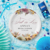 秋インラブブライダルシャワー ペーパープレート (パーティー)