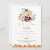 秋インラブブライダルシャワー 招待状 (正面)