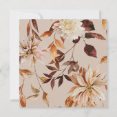 秋インラブブライダルシャワー 招待状 (裏面)