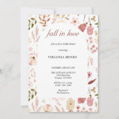 秋インラブブライダルシャワー 招待状 (正面)