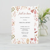 秋インラブブライダルシャワー 招待状 (スタンド正面)