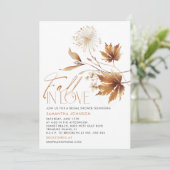 秋インラブブライダルシャワー 招待状 (スタンド正面)