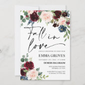 秋インラブブライダルシャワー 招待状 (正面)