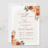 秋インラブブライダルシャワー 招待状 (正面)