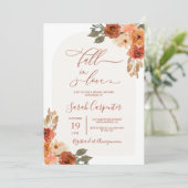 秋インラブブライダルシャワー 招待状 (スタンド正面)