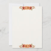 秋インラブブライダルシャワー 招待状 (裏面)