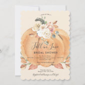 秋インラブブライダルシャワー 招待状 (正面)