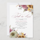 秋インラブブライダルシャワー 招待状 (正面)