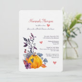 秋インラブブライダルシャワー 招待状 (スタンド正面)