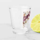 秋インラブブルゴーニュフローラ秋ブライダルシャワー ショットグラス (左)