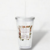 秋インラブブルゴーニュ秋フローラ アクリルタンブラー