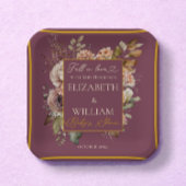 秋インラブブルゴーニュ秋フローラ ペーパープレート