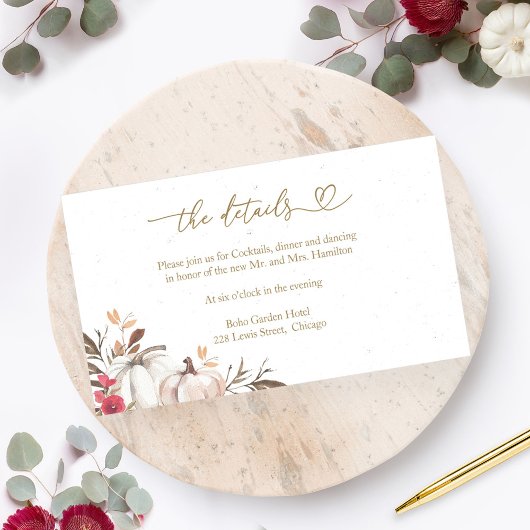 秋インラブブルゴーニュ結婚詳細 エンクロージャーカード