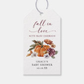 秋インラブベビーギフトラベル ギフトタグ (正面)