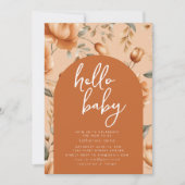 秋インラブベビーシャワーパーティの招待状 招待状 (正面)