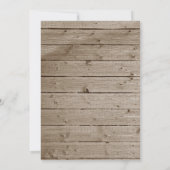 秋インラブベビーシャワー招待状 招待状 (裏面)