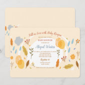 秋インラブベビーシャワー招待状 招待状 (正面/裏面)
