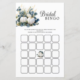 秋インラブホワイトカボチャブライダルシャワービンゴ