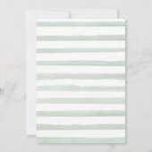 秋インラブホワイトパンプキンセージ海軍ブライダルシャワー 招待状 (裏面)