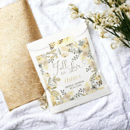 秋インラブボホフローラ秋シックブライダルシャワー フェイバーバッグ