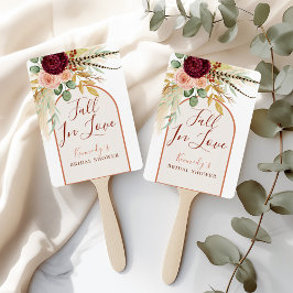 秋インラブボホ素朴ラストアーチフローラブライダル ハンドファン