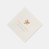 秋インラブミニマリストオータムリーフブライダルシャワー スタンダードカクテルナプキン (角)