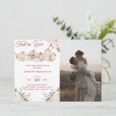 秋インラブミニマルブライダルシャワー 招待状 (スタンド正面)