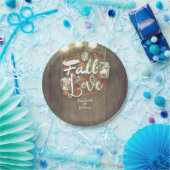 秋インラブメイソンジャールライツ素朴ズ結婚 ペーパープレート (パーティー)