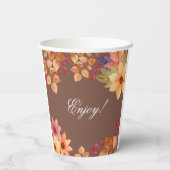 秋インラブモチャオータムブライダルシャワー 紙コップ (裏面)