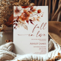 秋インラブラスティブルゴーニュフローラブライダルシャワー