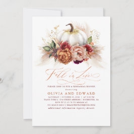 秋インラブリハーサルディナーラストフラワーズカボプキン 招待状