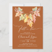 秋インラブリハーサルディナー 招待状 (正面)