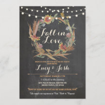 秋インラブリース秋婚約フローラ招待状