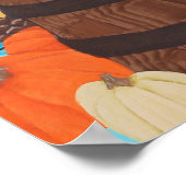 秋インラブロットワイラープリント ポスター (角)