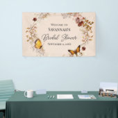 秋インラブワイルドフラワーブライダルシャワーバナー 横断幕 (トレードショー)