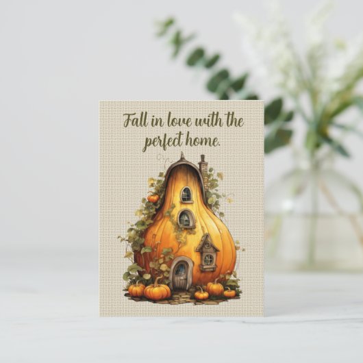 秋インラブ実在エテートマーケティング ポストカード (スタンド正面)