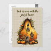 秋インラブ実在エテートマーケティング ポストカード (正面/裏面)