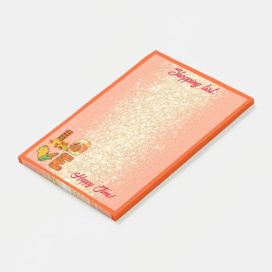 秋インラブ秋カスタマイズ文字と色 ポストイット (アングル)