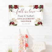 秋インラブ秋フローラカボチャ婚約シャワー 横断幕 (インサイチュ)