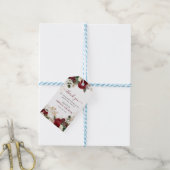 秋インラブ秋フローラパンプキンサンキュービッグ ギフトタグ (より糸付き)