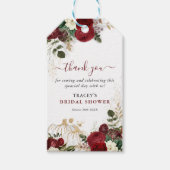 秋インラブ秋フローラパンプキンサンキュービッグ ギフトタグ (正面)