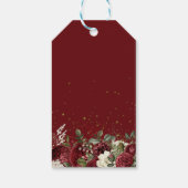 秋インラブ秋フローラパンプキンサンキュービッグ ギフトタグ (裏面)