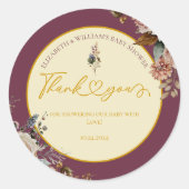 秋インラブ秋フローラブルグエレガントンディ ラウンドシール (正面)