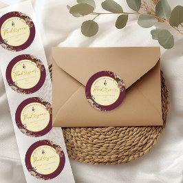 秋インラブ秋フローラブルグエレガントンディ ラウンドシール