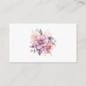 秋インラブ秋フローラベビーおむつラッフルチケット エンクロージャーカード (裏面)