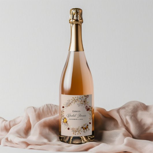 秋インラブ秋ブライダルシャワーワインラベルセット ワインラベル