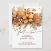 秋インラブ秋ブライダルシャワー 招待状 (正面)